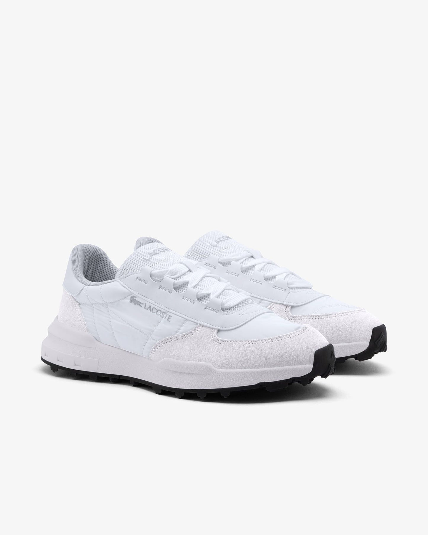 Lacoste Elite Active Evo Mens Trainers - White/Light Grey 14X | CHO | Designer Mens Trainers