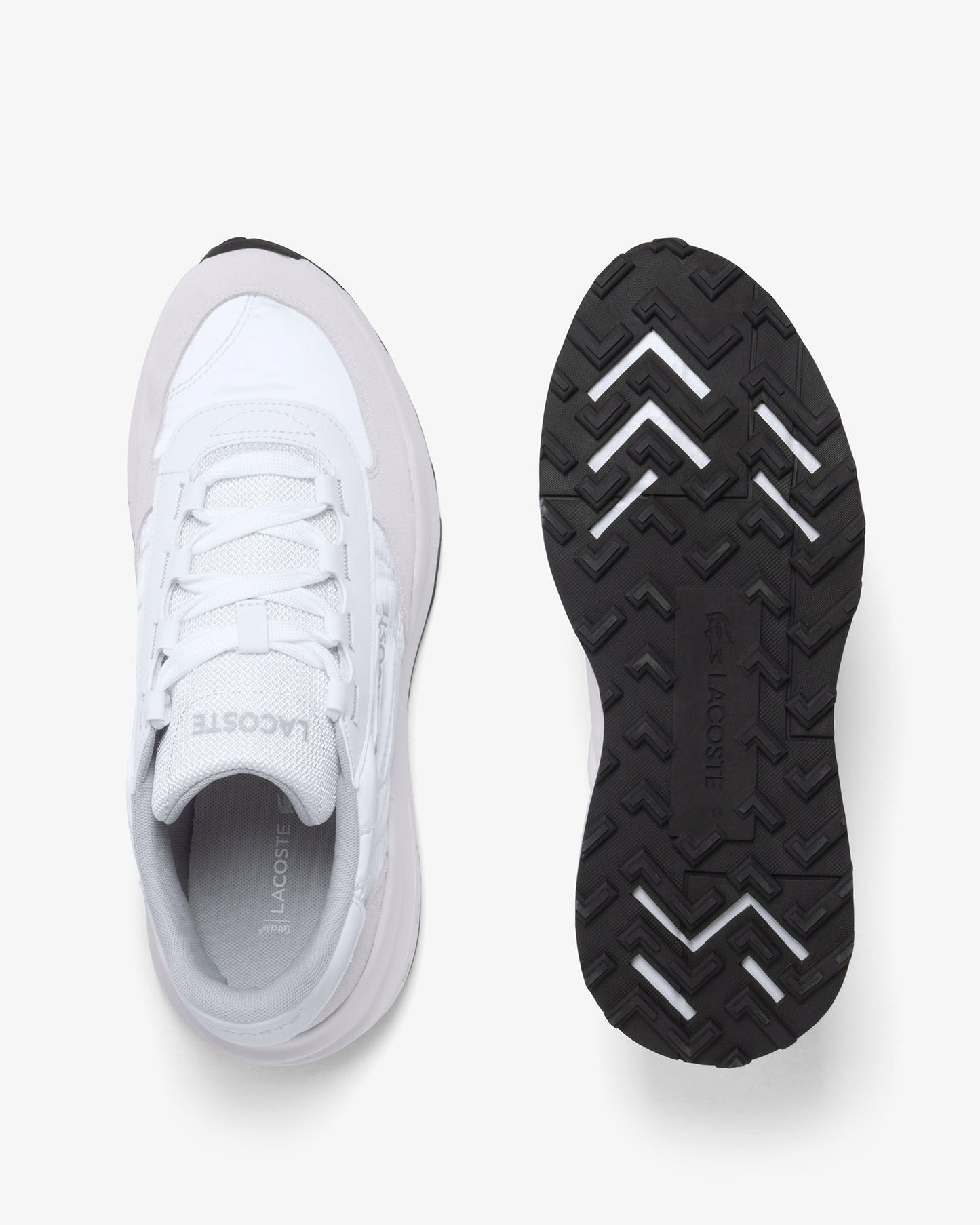 Lacoste Elite Active Evo Mens Trainers - White/Light Grey 14X | CHO | Designer Mens Trainers