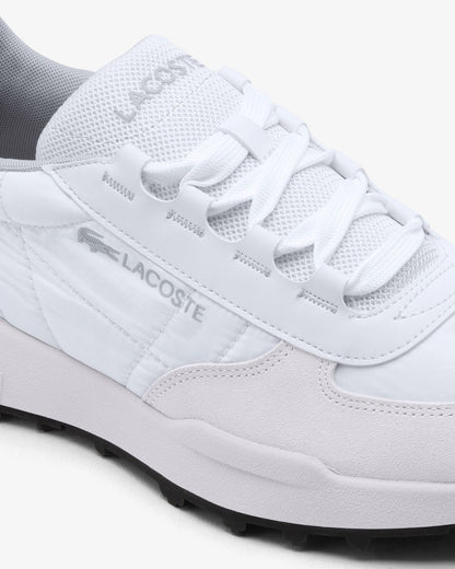 Lacoste Elite Active Evo Mens Trainers - White/Light Grey 14X | CHO | Designer Mens Trainers