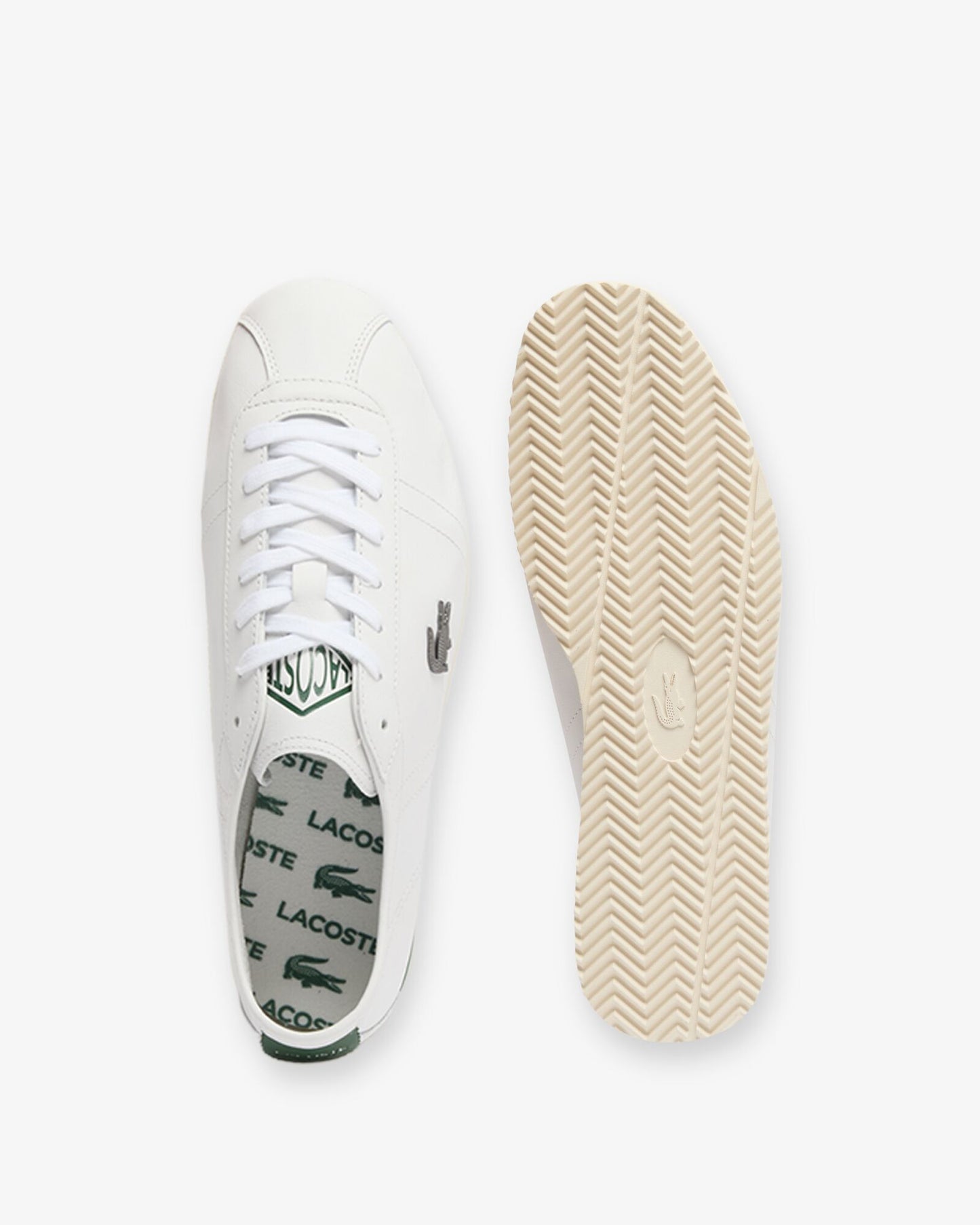 Lacoste Club-Low Mens Trainers - White/Off White 65T | CHO | Designer Mens Trainers