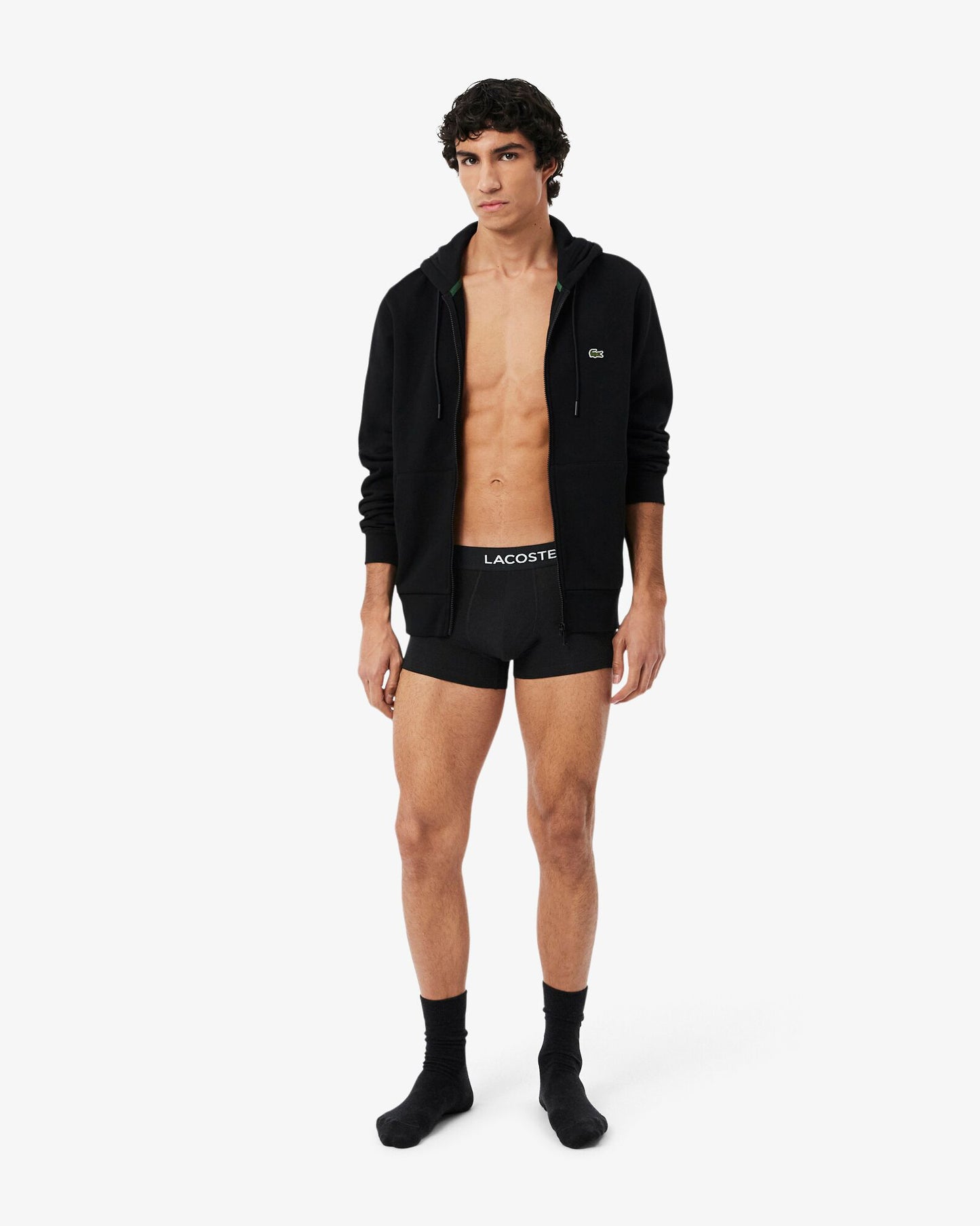 Lacoste 5-Pack Mens Trunks - Black 031