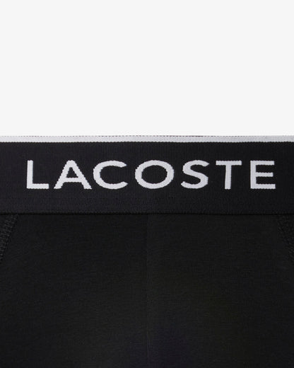 Lacoste 3-Pack Stretch Cotton Mens Briefs - Black 031