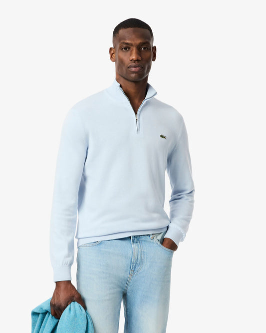 Lacoste Half Zip Logo Mens Sweatshirt - Rill T01