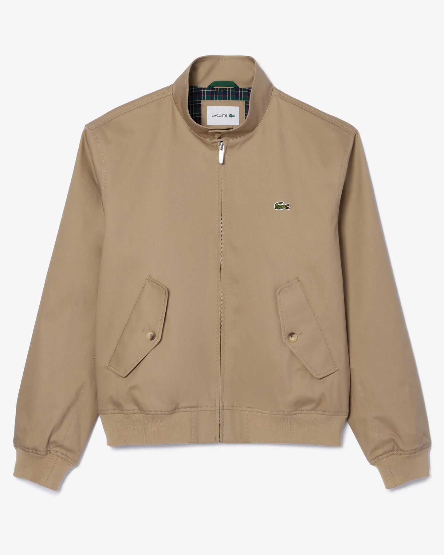 Lacoste Mens Showerproof Cotton Twill Harrington Jacket - Lion CB8