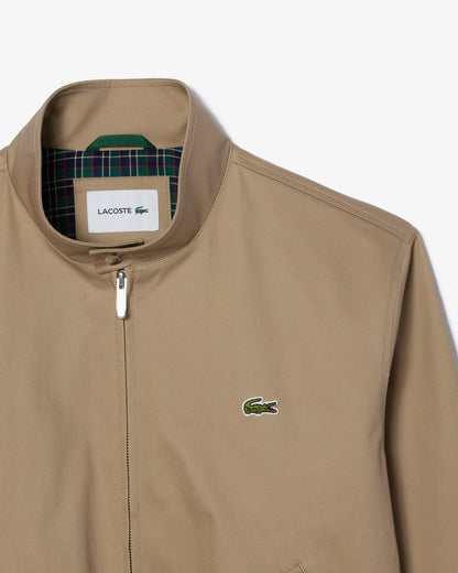 Lacoste Mens Showerproof Cotton Twill Harrington Jacket - Lion CB8