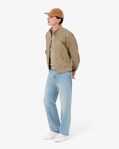 Lacoste Mens Showerproof Cotton Twill Harrington Jacket - Lion CB8