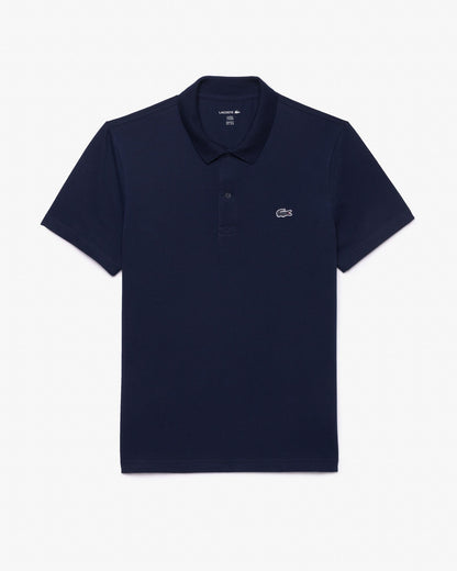Lacoste Short Sleeved Mens Polo Shirt - Navy Blue 166