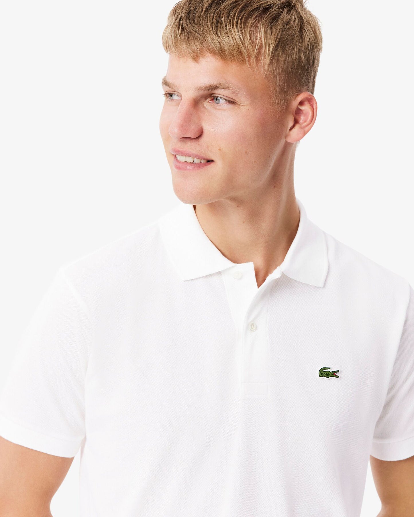 Lacoste Classic Fit L.12.12 Mens Short Sleeve Polo Shirt - White 001