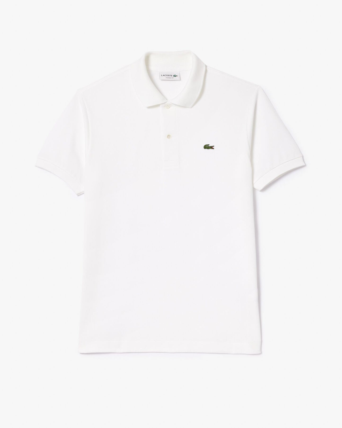 Lacoste Classic Fit L.12.12 Mens Short Sleeve Polo Shirt - White 001
