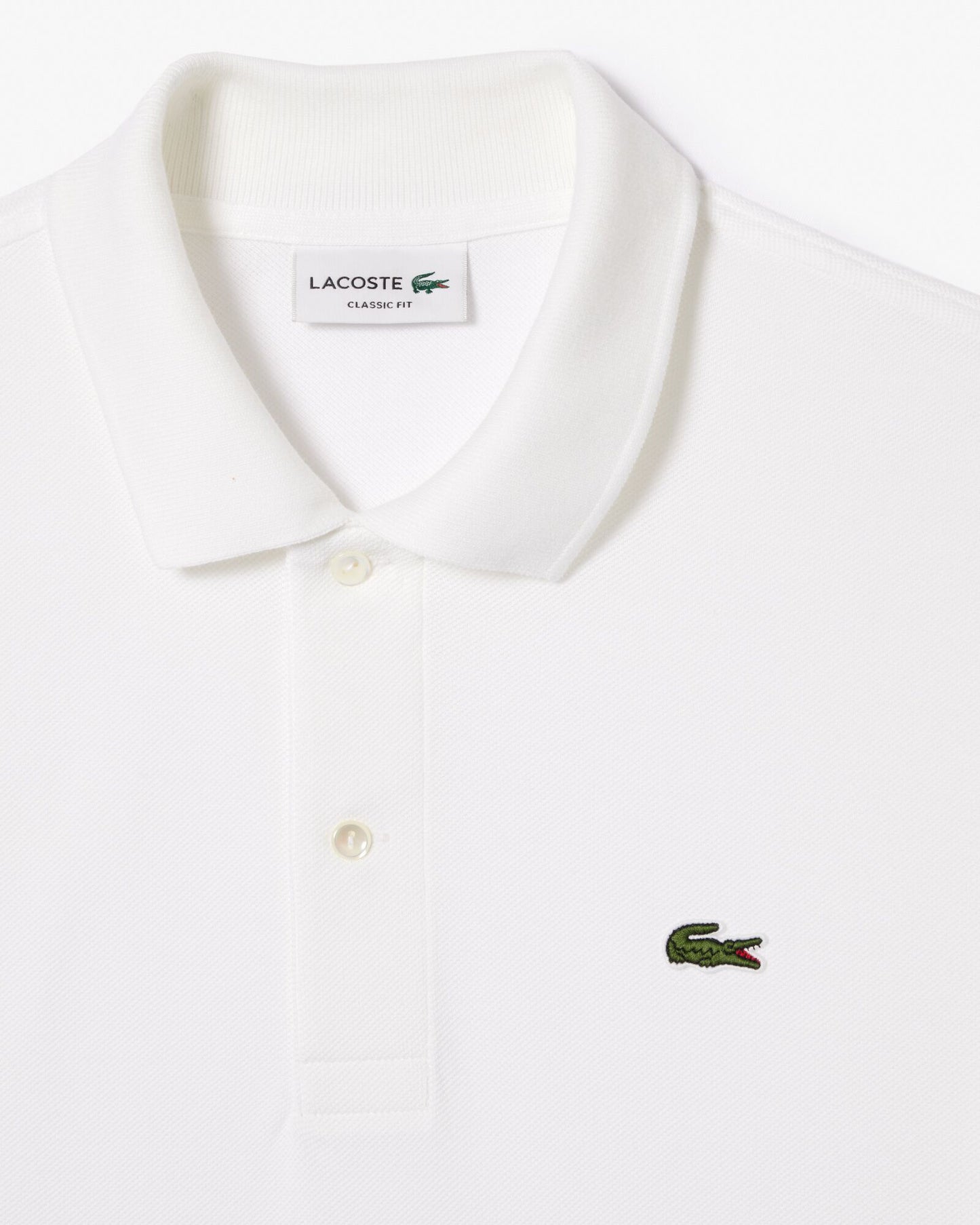 Lacoste Classic Fit L.12.12 Mens Short Sleeve Polo Shirt - White 001