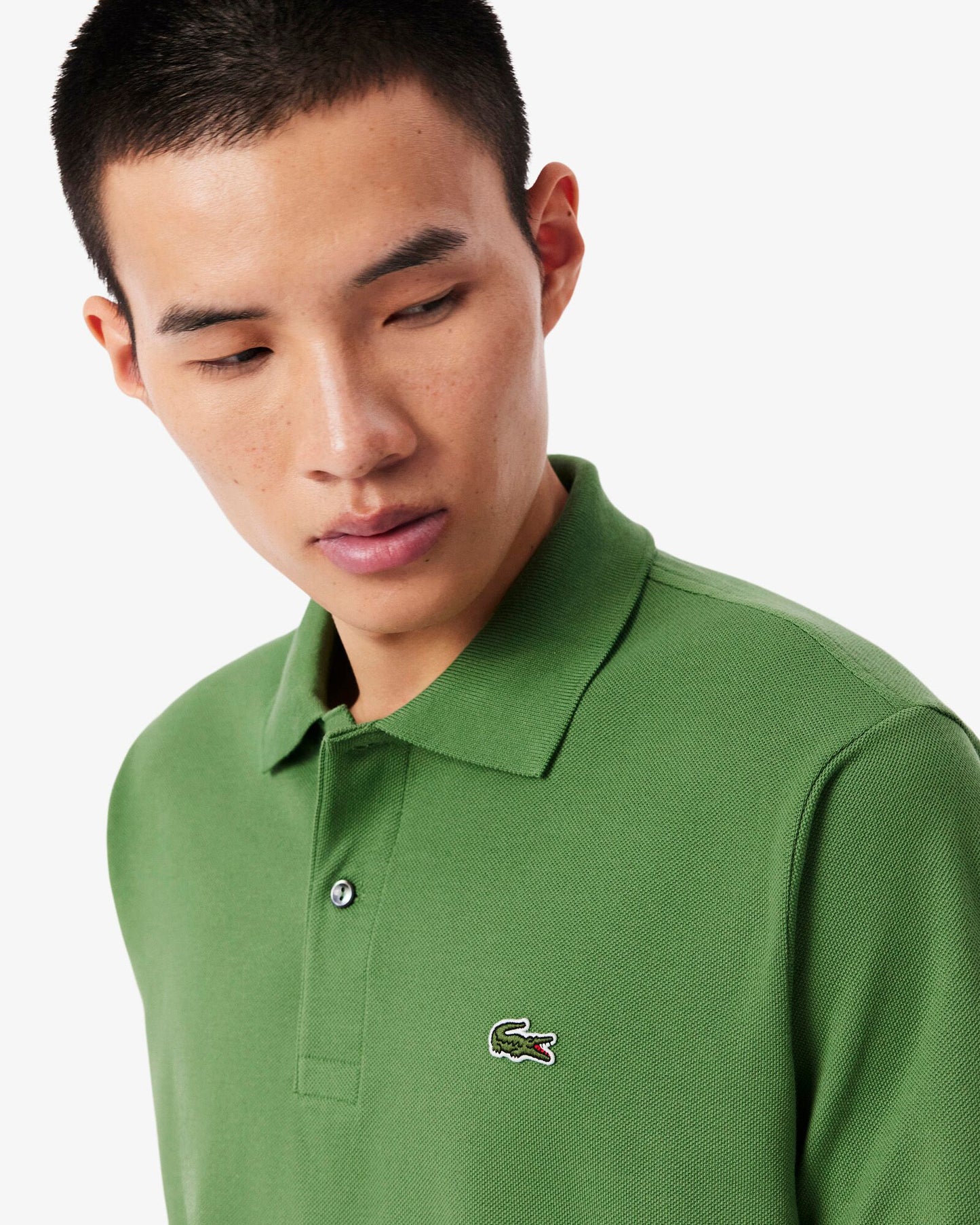 Lacoste Classic Fit L.12.12 Mens Short Sleeve Polo Shirt - Lamb's Lettuce 02M