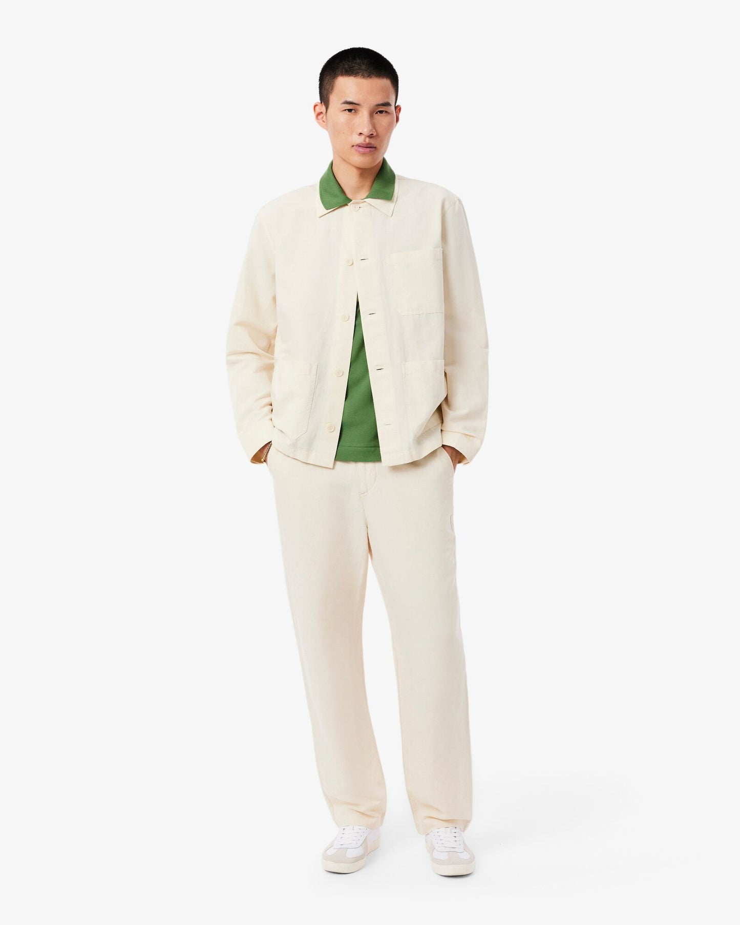 Lacoste Classic Fit L.12.12 Mens Short Sleeve Polo Shirt - Lamb's Lettuce 02M