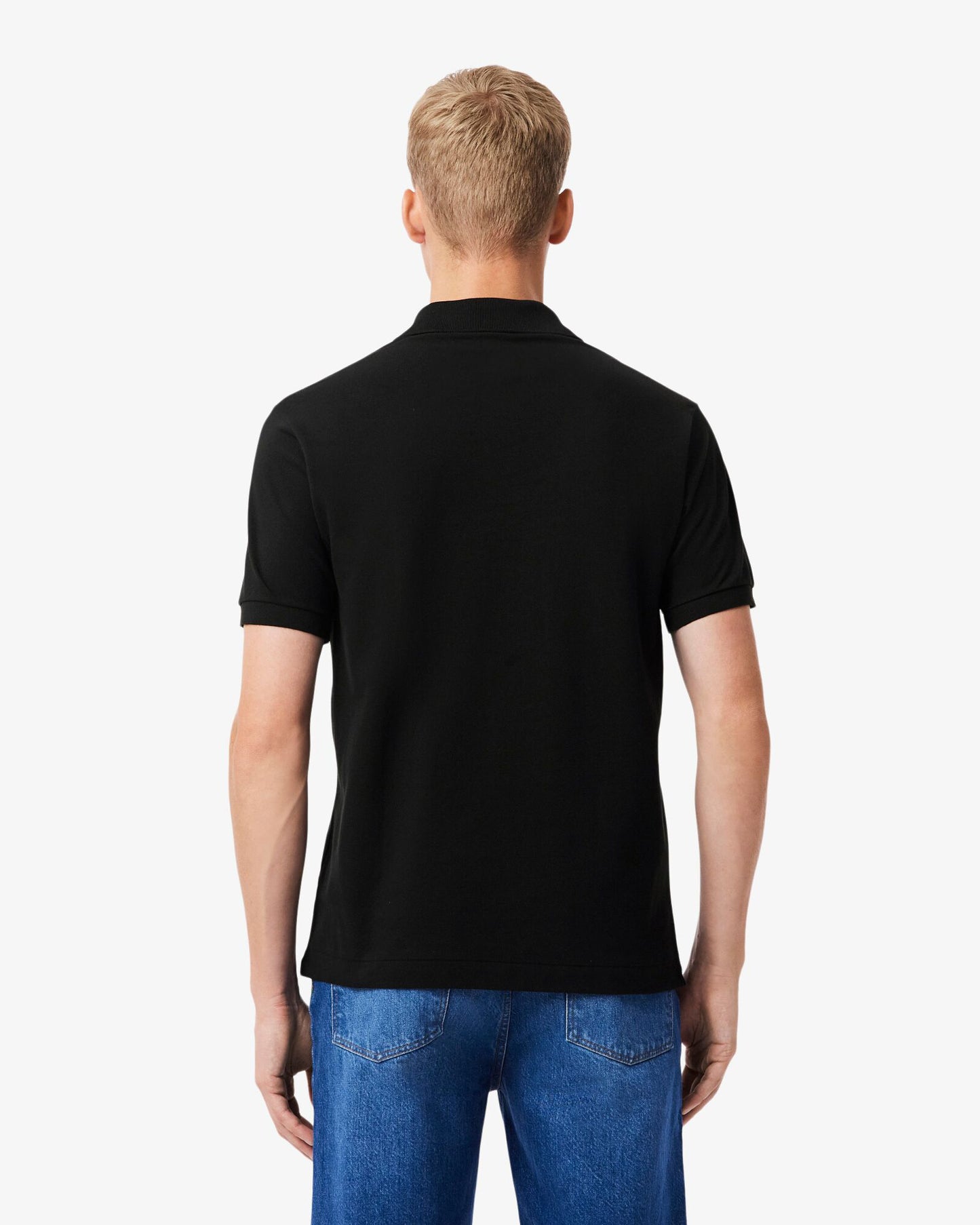 Lacoste Classic Fit L.12.12 Mens Short Sleeve Polo Shirt - Black 031 | CHO | Designer Mens Short Sleeve Polo Shirts