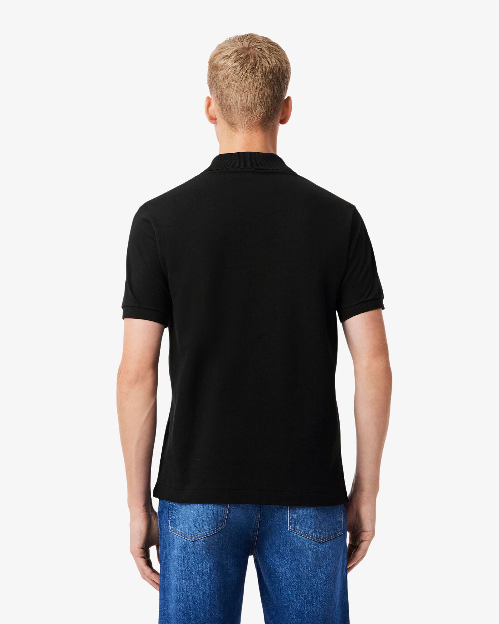 Lacoste Classic Fit L.12.12 Mens Short Sleeve Polo Shirt - Black 031 | CHO | Designer Mens Short Sleeve Polo Shirts