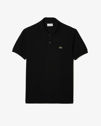 Lacoste Classic Fit L.12.12 Mens Short Sleeve Polo Shirt - Black 031 | CHO | Designer Mens Short Sleeve Polo Shirts