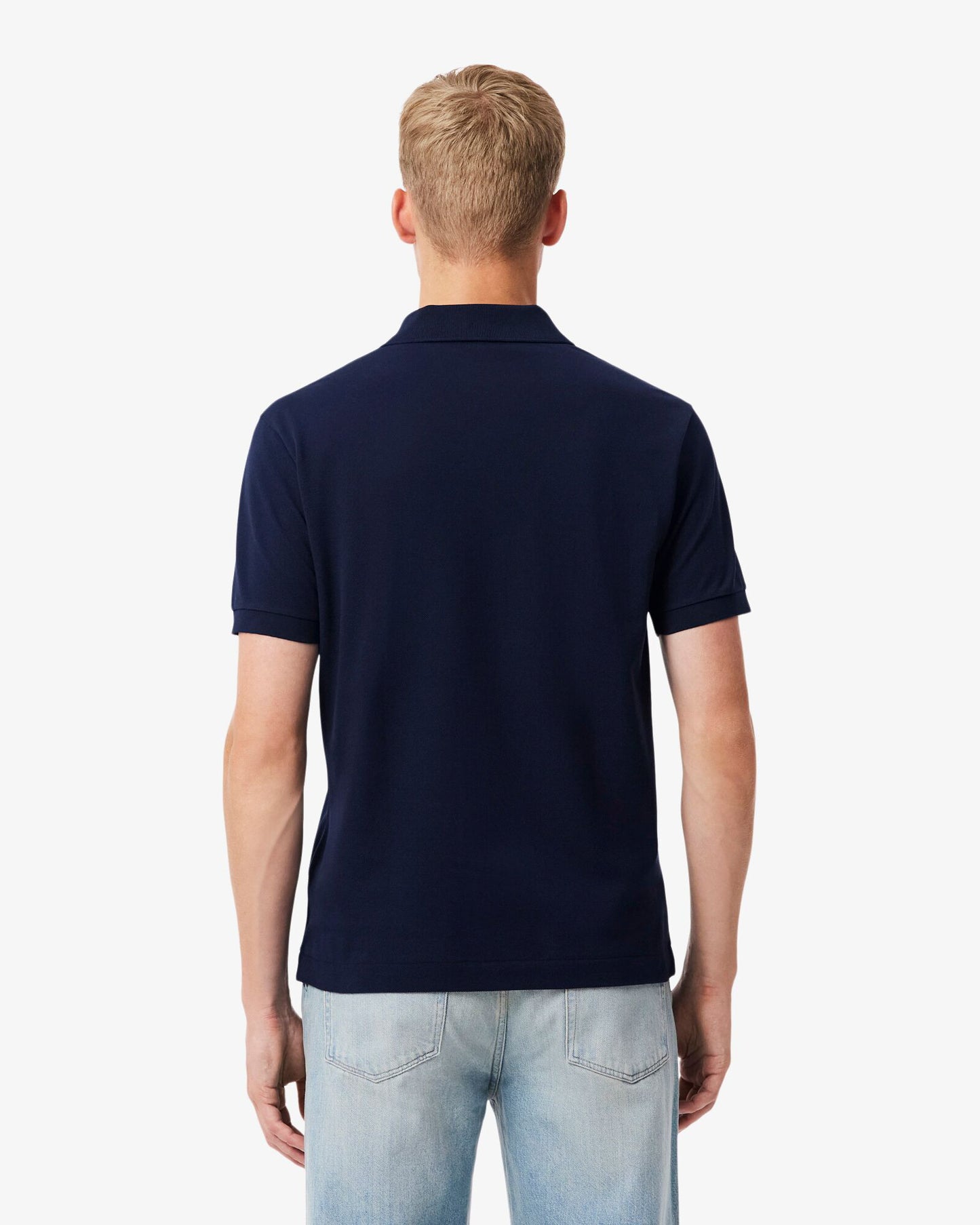 Lacoste Classic Fit L.12.12 Mens Short Sleeve Polo Shirt - Navy Blue 166 | CHO | Designer Mens Short Sleeve Polo Shirts