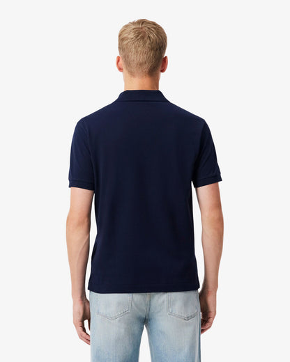 Lacoste Classic Fit L.12.12 Mens Short Sleeve Polo Shirt - Navy Blue 166 | CHO | Designer Mens Short Sleeve Polo Shirts