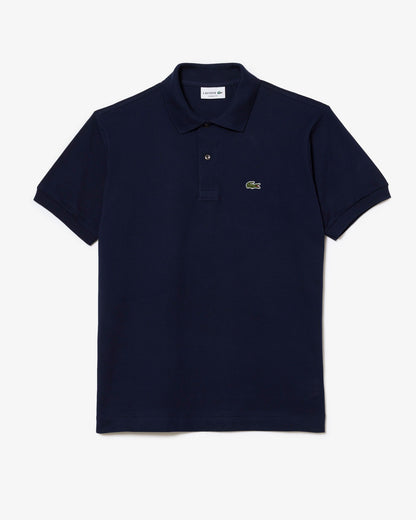 Lacoste Classic Fit L.12.12 Mens Short Sleeve Polo Shirt - Navy Blue 166 | CHO | Designer Mens Short Sleeve Polo Shirts