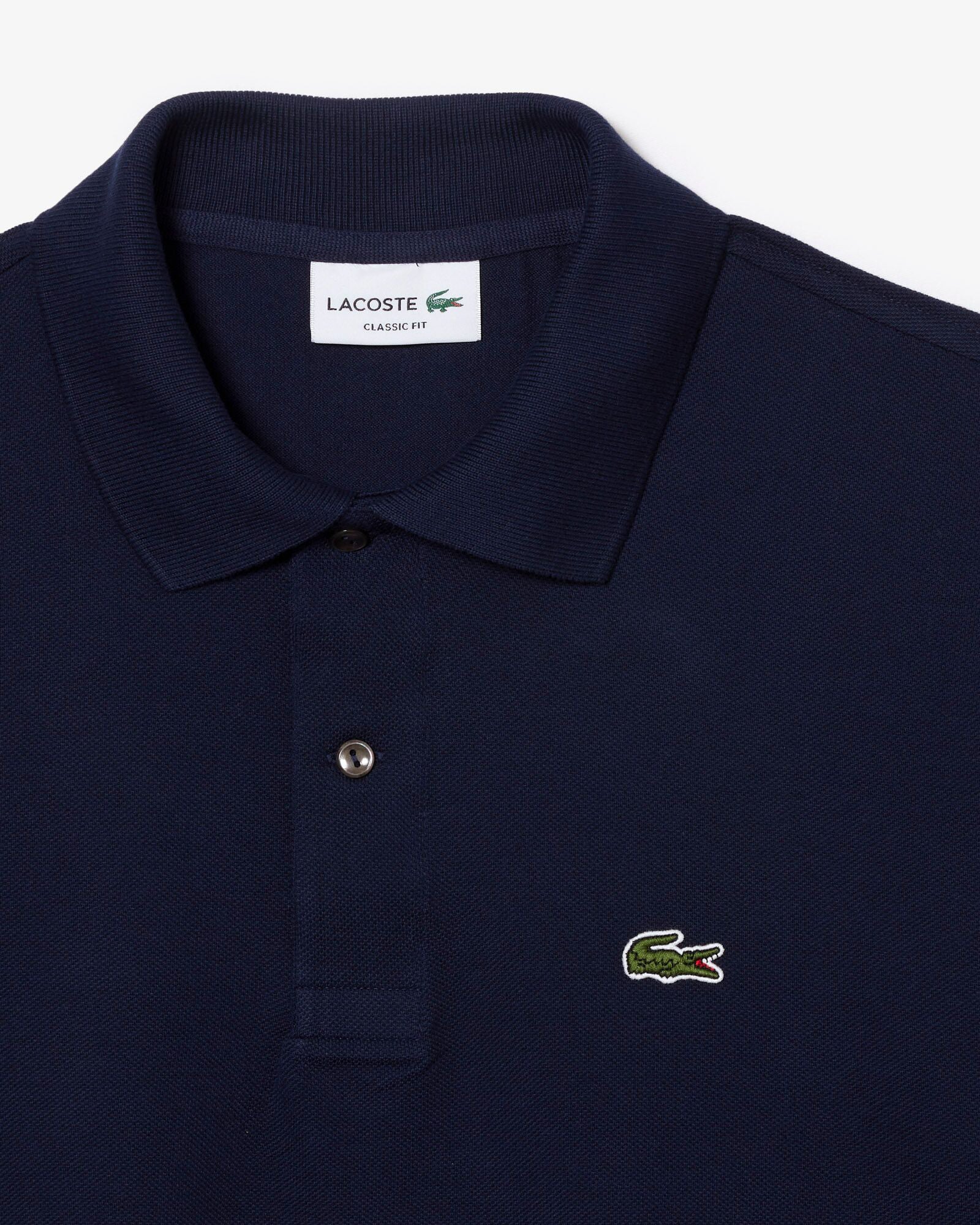 Lacoste Classic Fit L.12.12 Mens Short Sleeve Polo Shirt - Navy Blue 166 | CHO | Designer Mens Short Sleeve Polo Shirts
