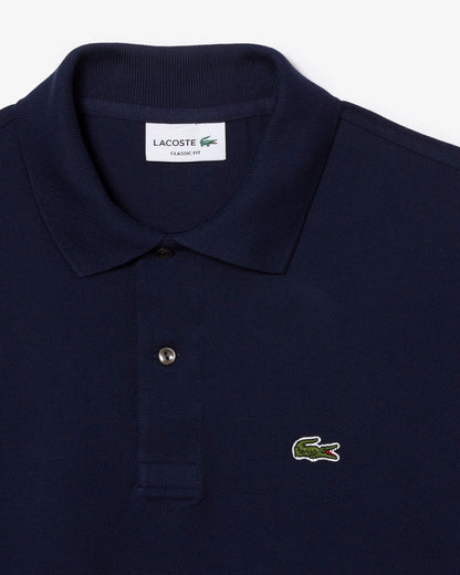 Lacoste Classic Fit L.12.12 Mens Short Sleeve Polo Shirt - Navy Blue 166 | CHO | Designer Mens Short Sleeve Polo Shirts