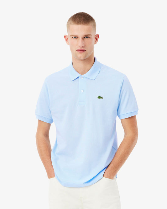Lacoste Classic Fit L.12.12 Mens Short Sleeve Polo Shirt - Light Blue T01