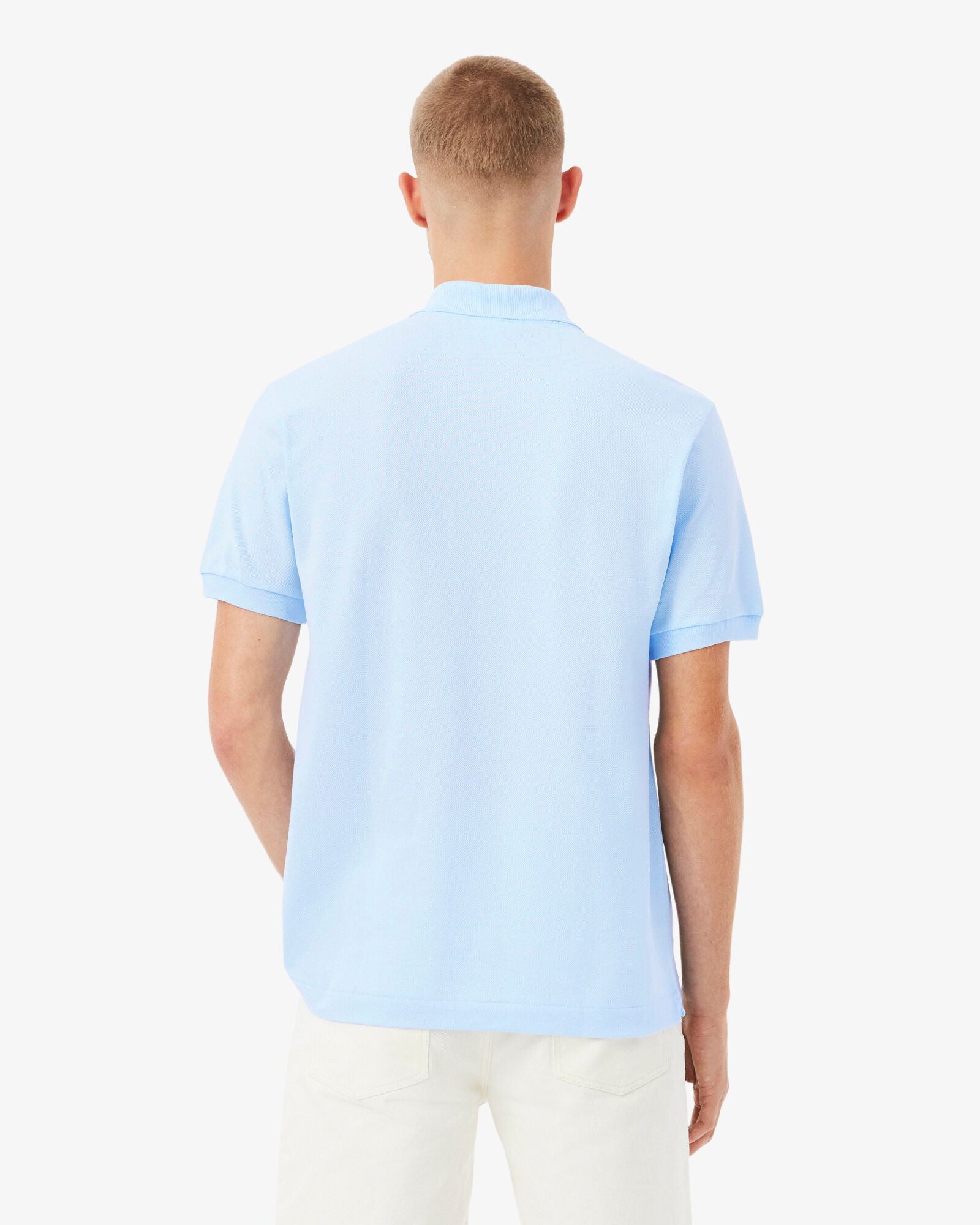 Lacoste Classic Fit L.12.12 Mens Short Sleeve Polo Shirt - Light Blue T01 | CHO | Designer Mens Short Sleeve Polo Shirts
