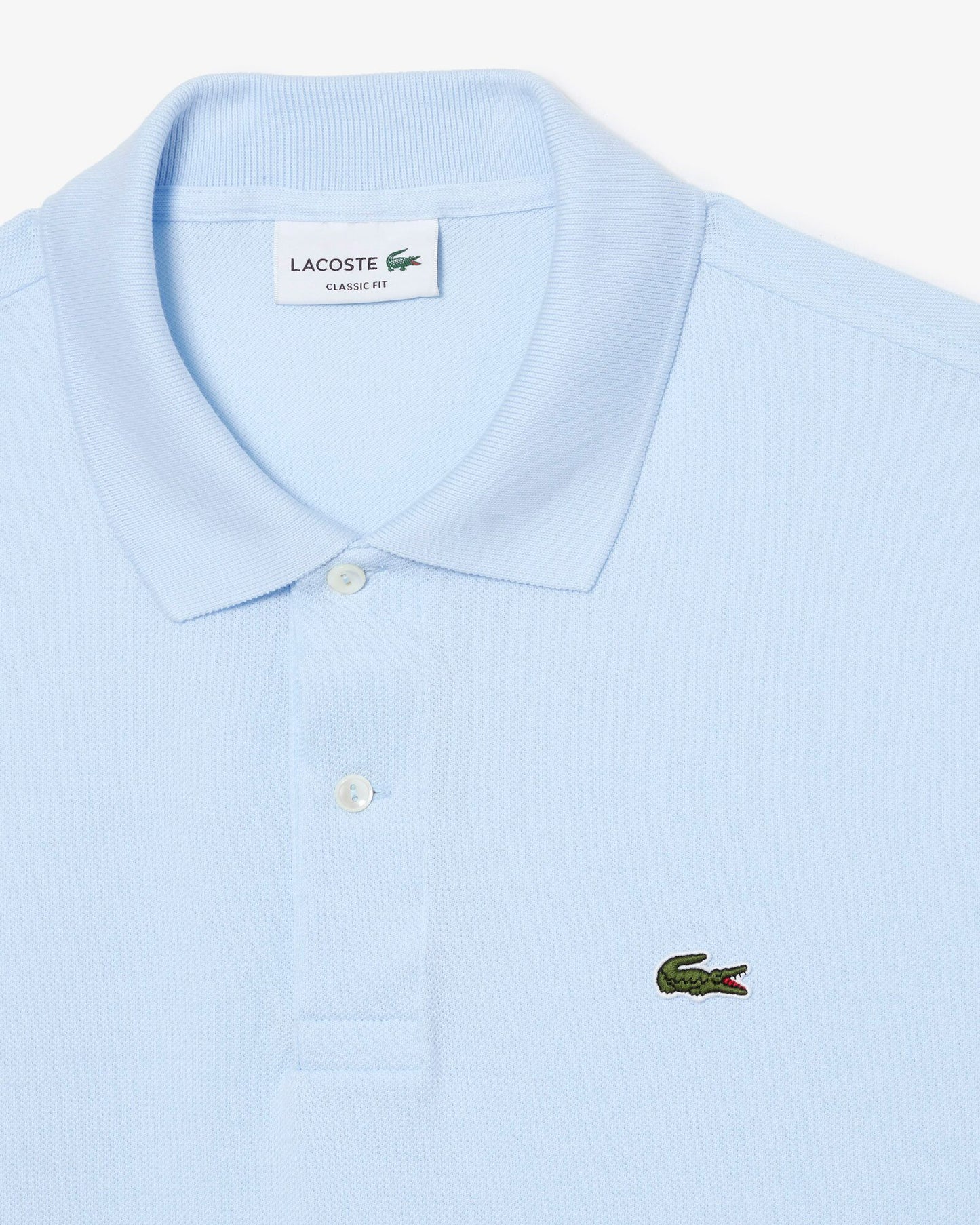 Lacoste Classic Fit L.12.12 Mens Short Sleeve Polo Shirt - Light Blue T01 | CHO | Designer Mens Short Sleeve Polo Shirts