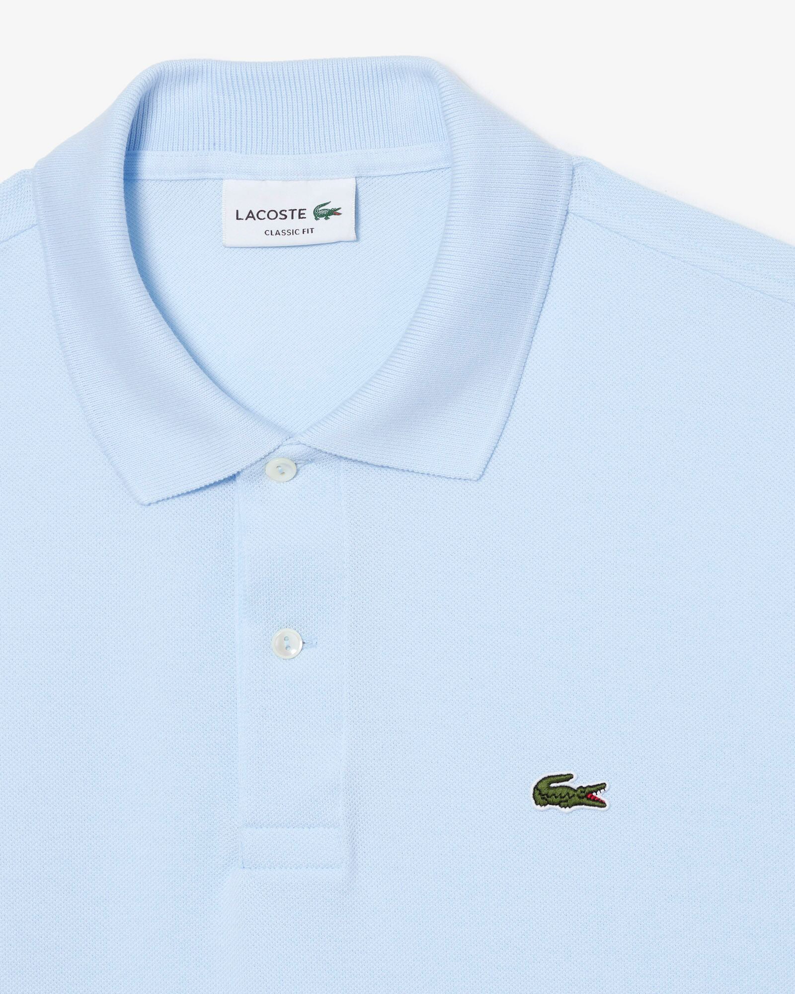 Lacoste Classic Fit L.12.12 Mens Short Sleeve Polo Shirt - Light Blue T01 | CHO | Designer Mens Short Sleeve Polo Shirts