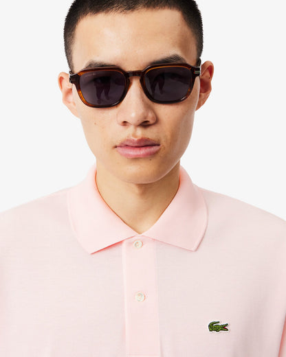 Lacoste Classic Fit L.12.12 Mens Short Sleeve Polo Shirt - Flamingo T03 | CHO | Designer Mens Short Sleeve Polo Shirts