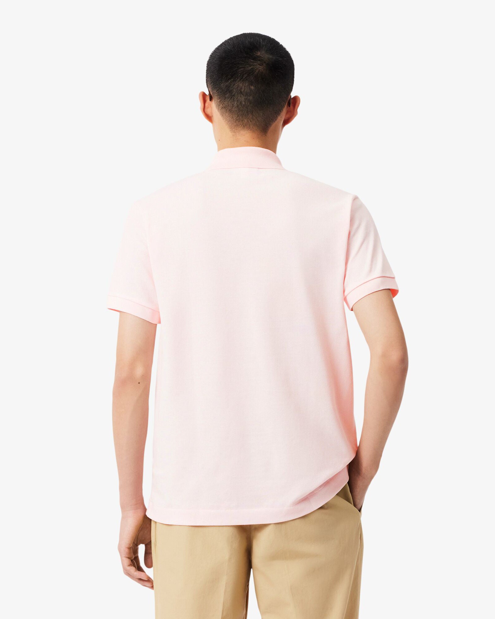Lacoste Classic Fit L.12.12 Mens Short Sleeve Polo Shirt - Flamingo T03 | CHO | Designer Mens Short Sleeve Polo Shirts