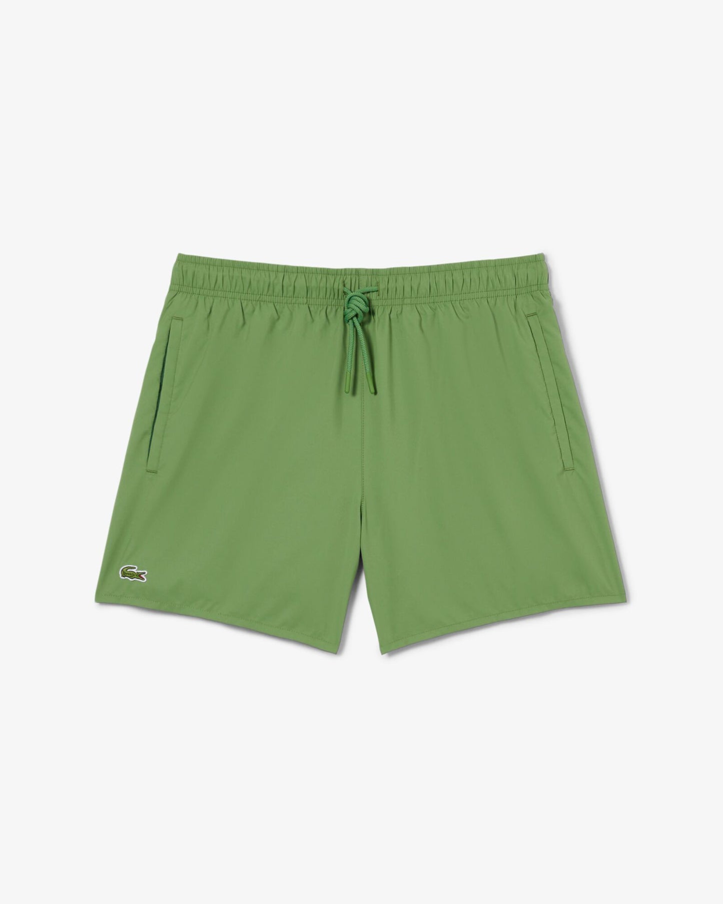 Lacoste Mens Light Quick-Dry Swim Shorts - Lamb's Lettuce/Green 37I | CHO | Designer Mens Swim Shorts