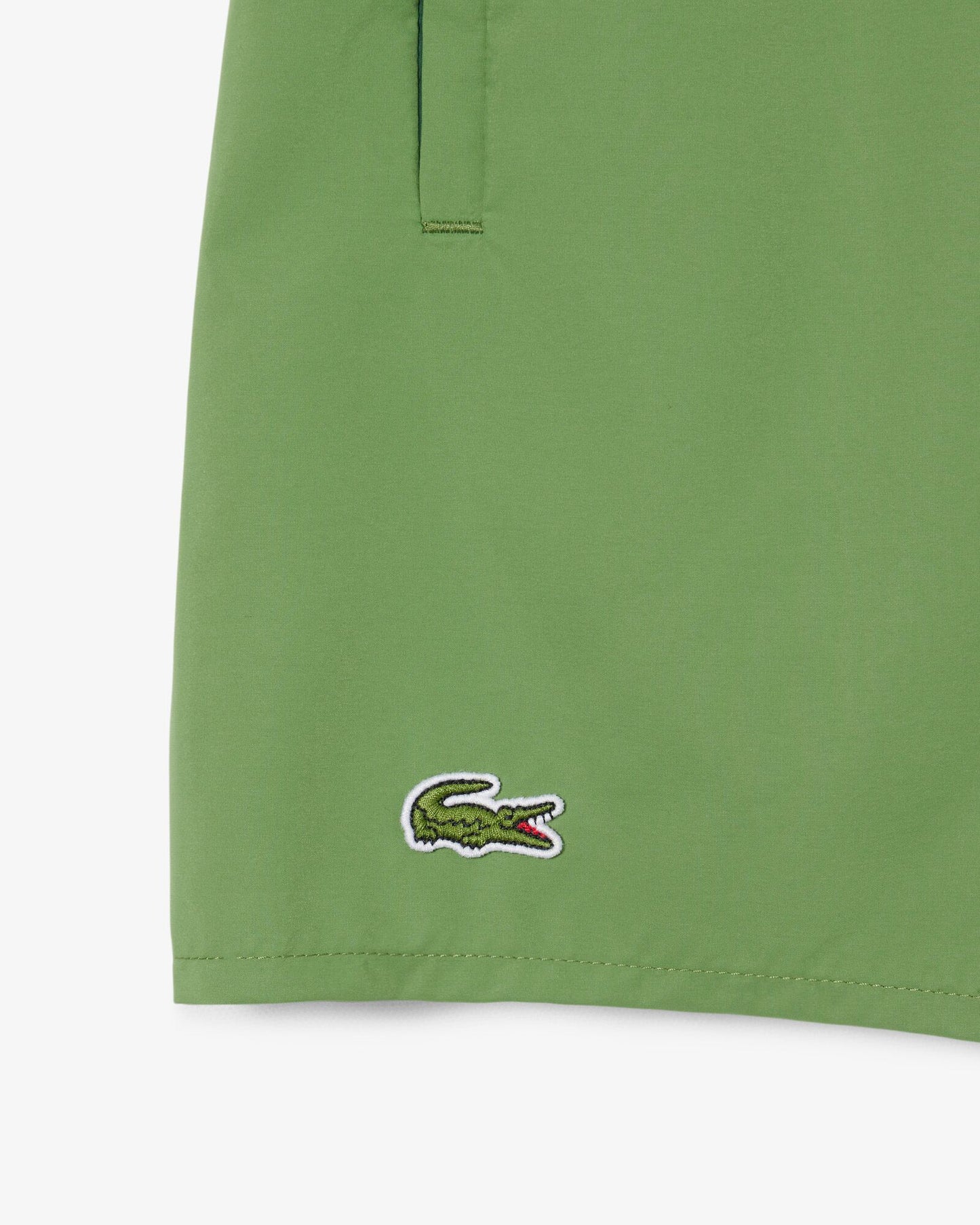 Lacoste Mens Light Quick-Dry Swim Shorts - Lamb's Lettuce/Green 37I | CHO | Designer Mens Swim Shorts