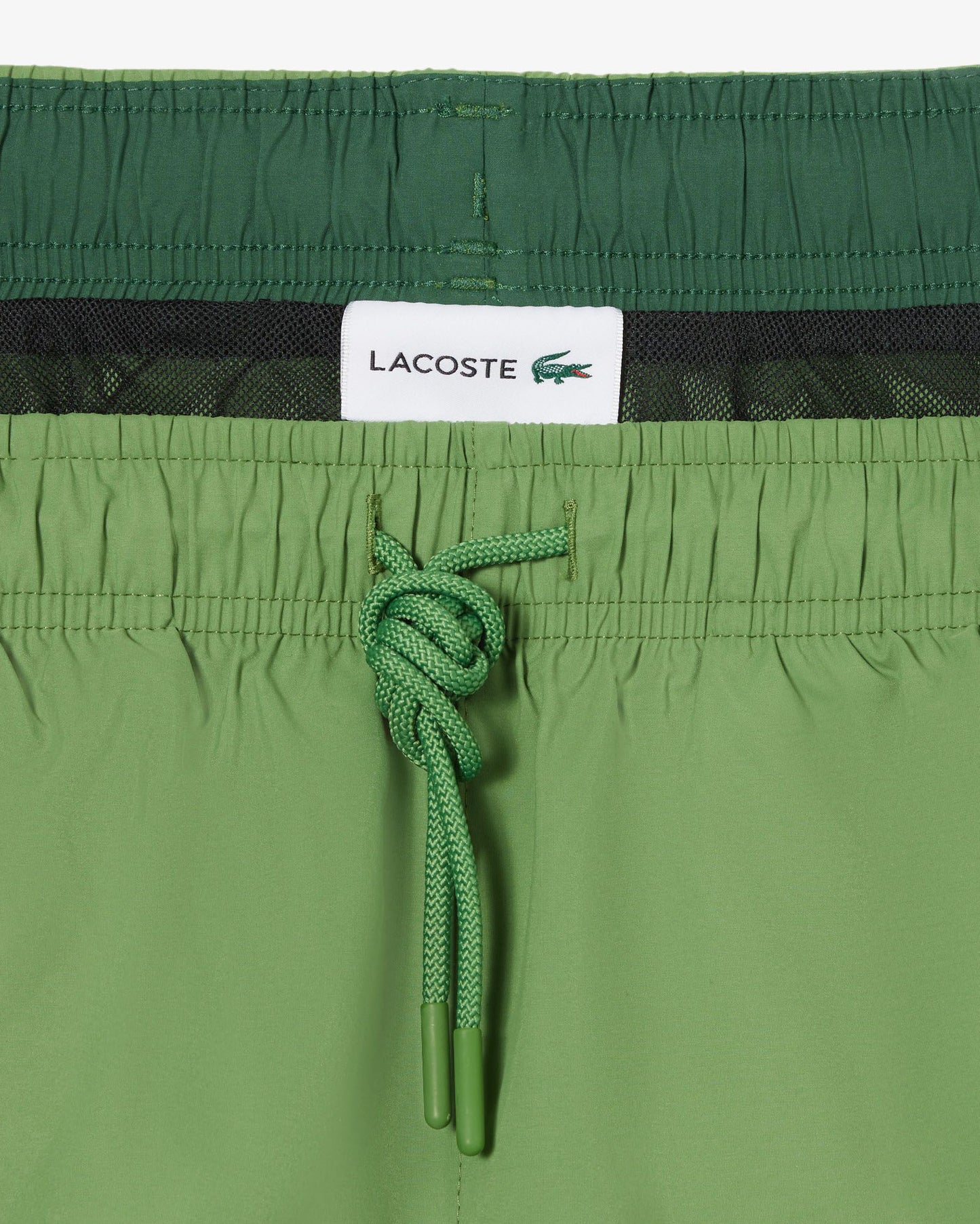 Lacoste Mens Light Quick-Dry Swim Shorts - Lamb's Lettuce/Green 37I | CHO | Designer Mens Swim Shorts