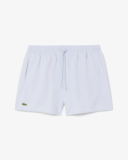 Lacoste Mens Light Quick-Dry Swim Shorts - Phoenix Blue/Green IL3 | CHO | Designer Mens Swim Shorts