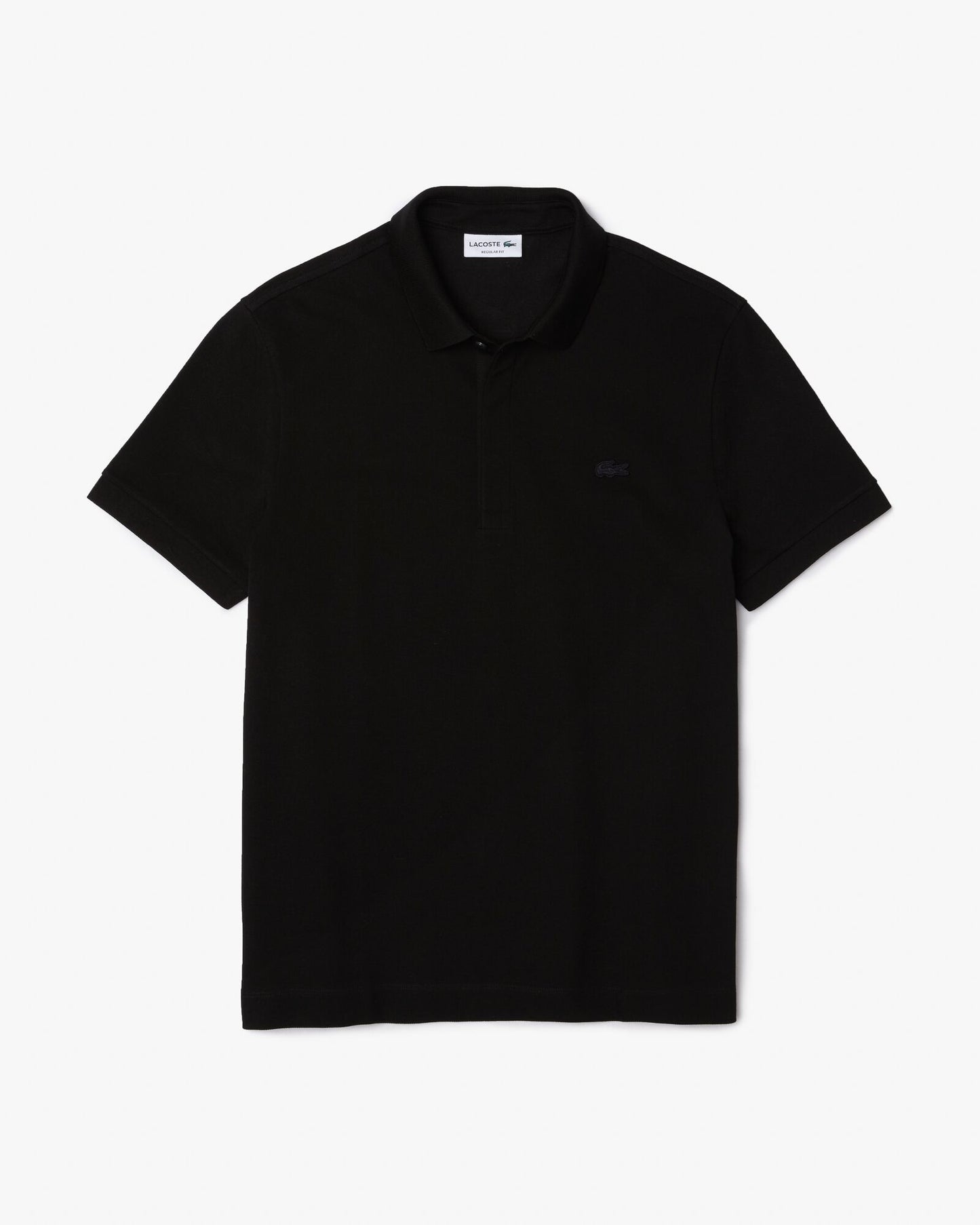 Lacoste Smart Paris Mens Stretch Cotton Polo Shirt - Black 031 | CHO | Designer Mens Short Sleeve Polo Shirts