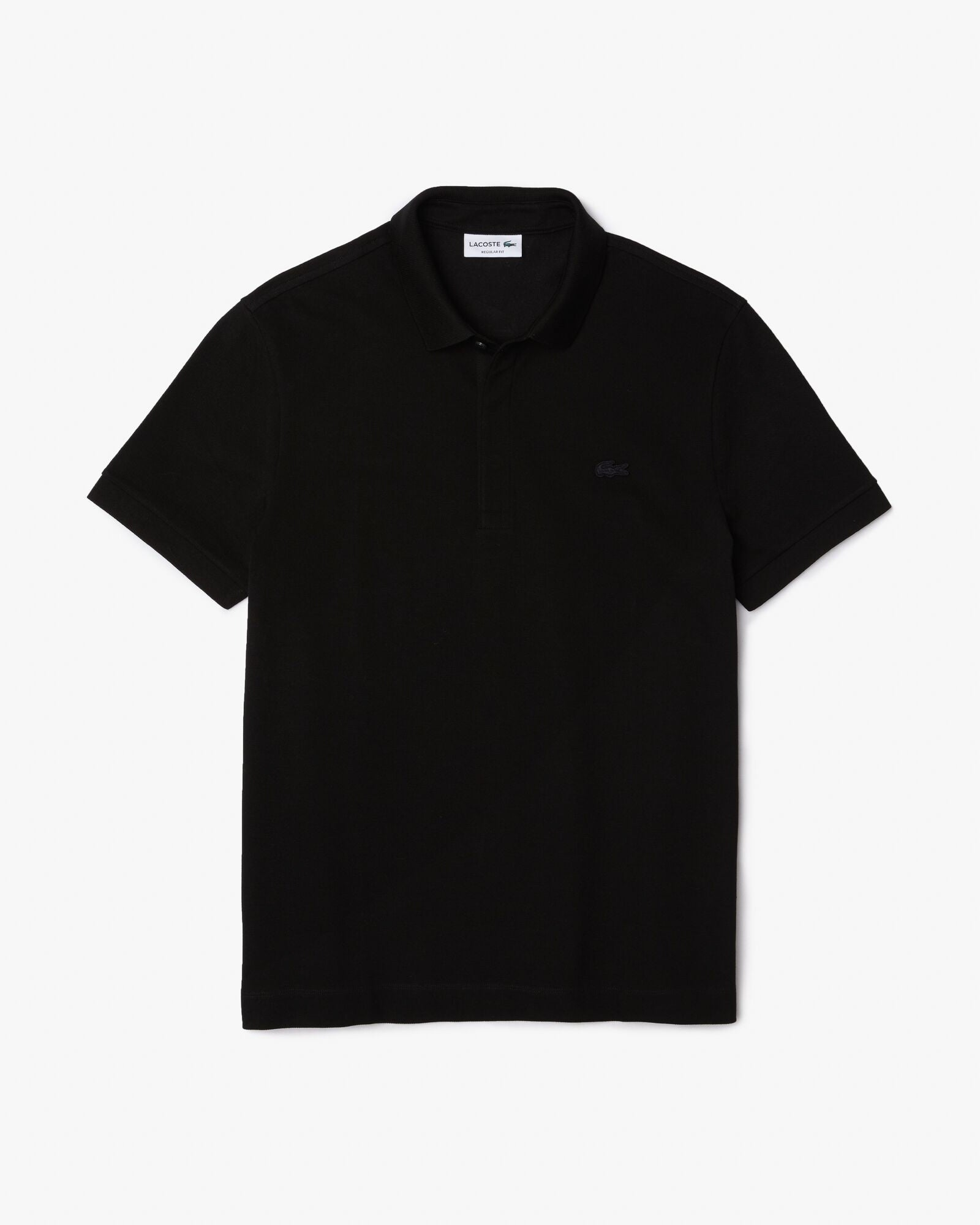Lacoste Smart Paris Mens Stretch Cotton Polo Shirt - Black 031 | CHO | Designer Mens Short Sleeve Polo Shirts