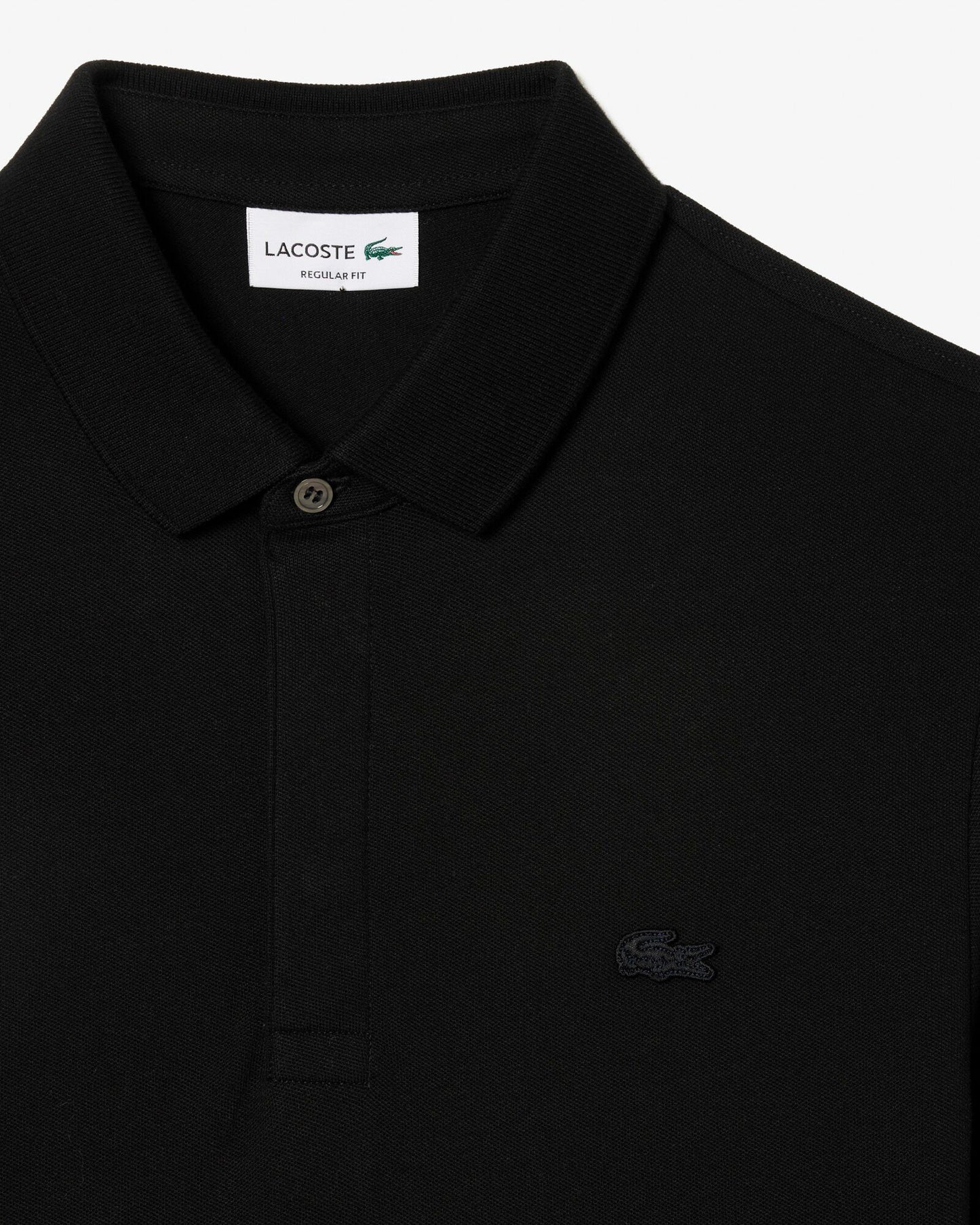 Lacoste Smart Paris Mens Stretch Cotton Polo Shirt - Black 031 | CHO | Designer Mens Short Sleeve Polo Shirts
