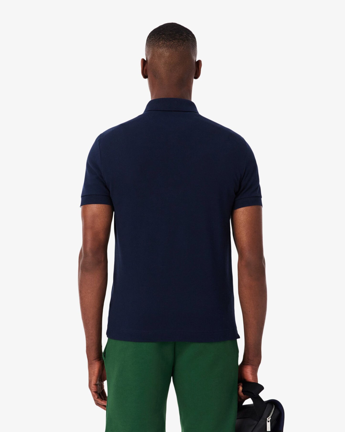 Lacoste Smart Paris Mens Stretch Cotton Polo Shirt - Midnight Blue 166 | CHO | Designer Mens Short Sleeve Polo Shirts