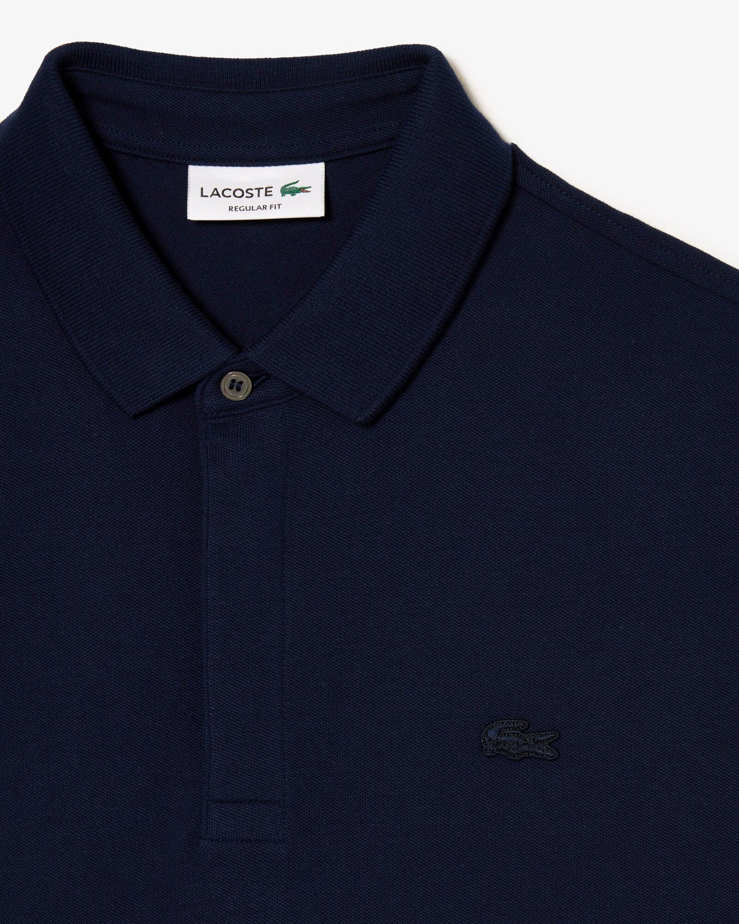 Lacoste Smart Paris Mens Stretch Cotton Polo Shirt - Midnight Blue 166 | CHO | Designer Mens Short Sleeve Polo Shirts