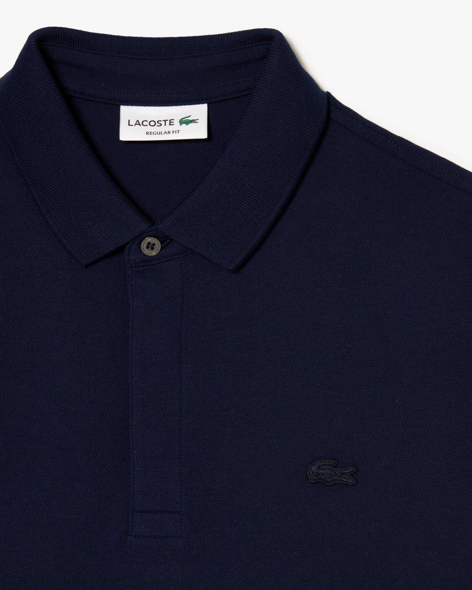 Lacoste Smart Paris Mens Stretch Cotton Polo Shirt - Midnight Blue 166 | CHO | Designer Mens Short Sleeve Polo Shirts