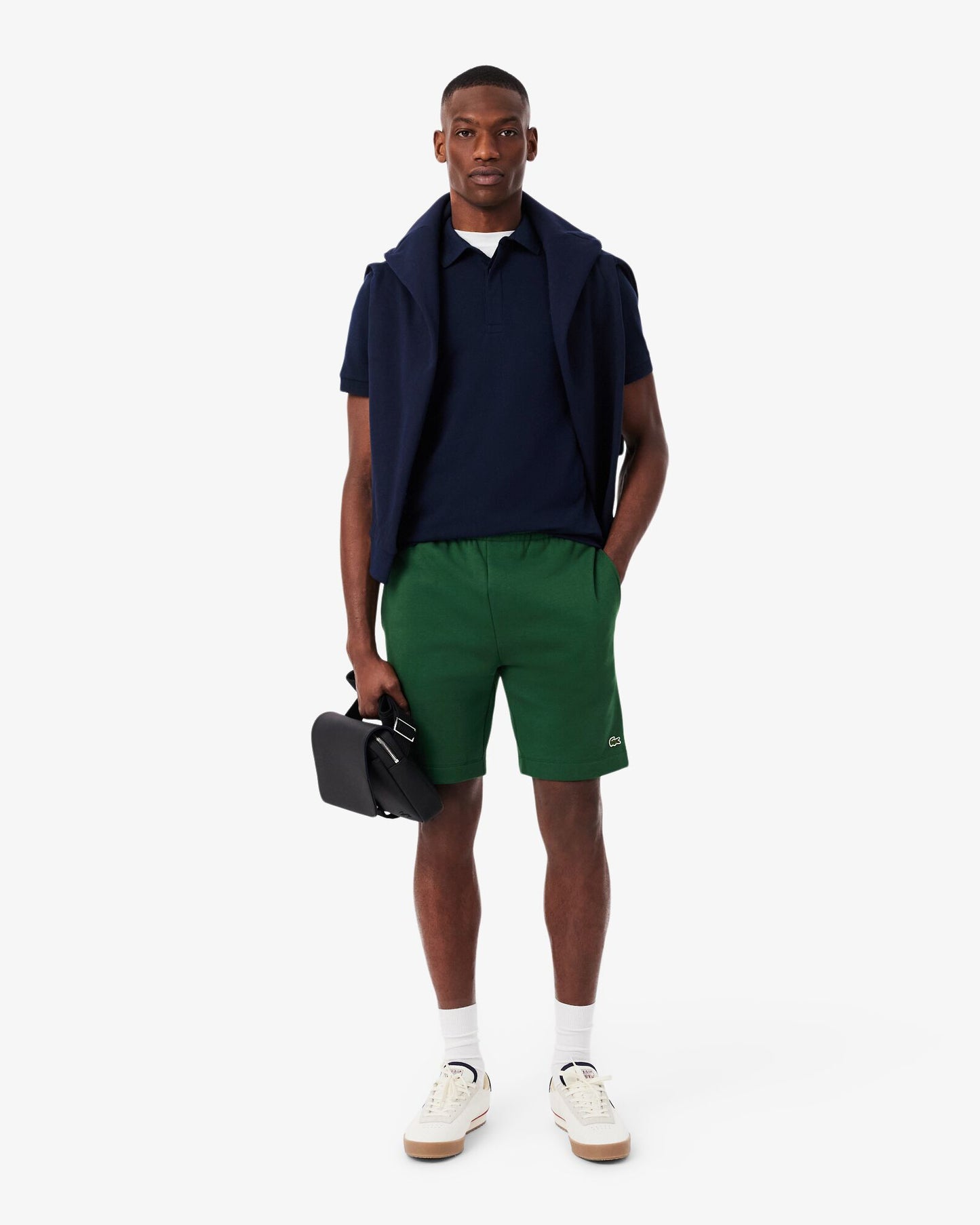 Lacoste Smart Paris Mens Stretch Cotton Polo Shirt - Midnight Blue 166 | CHO | Designer Mens Short Sleeve Polo Shirts