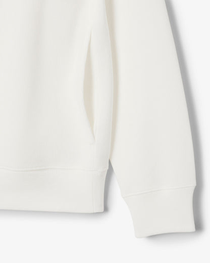 Lacoste Mens Zippered Stand-Up Collar Cotton Sweatshirt - Flour 70V