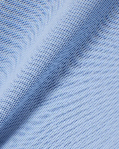 Flat lay of Lacoste Zippered Stand-Up Collar Cotton Sweatshirt in Aphylla AEY - Fabric Detail