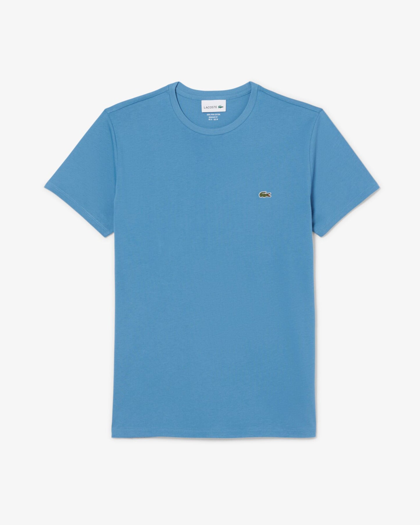 Lacoste Mens Crew Neck Pima Cotton Jersey T-Shirt - Abyss Blue JBK | CHO | Designer Mens Short Sleeve T-Shirts & Tops