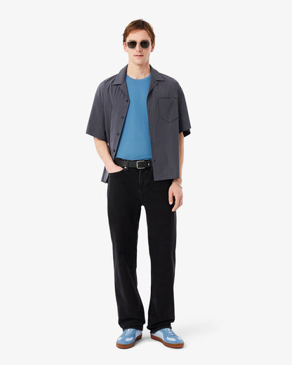 Lacoste Mens Crew Neck Pima Cotton Jersey T-Shirt - Abyss Blue JBK | CHO | Designer Mens Short Sleeve T-Shirts & Tops