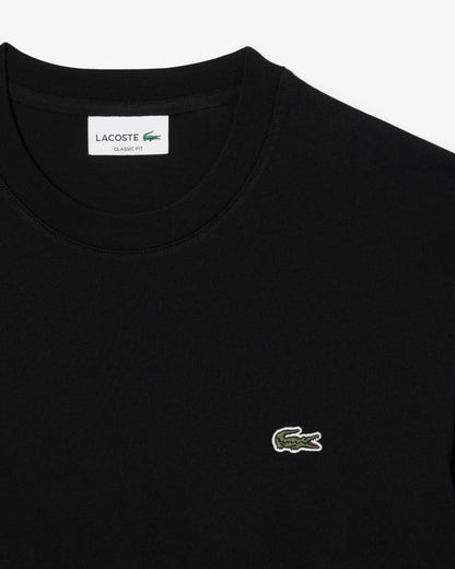 Lacoste Long Sleeved Cotton Mens T-Shirt - Black 031