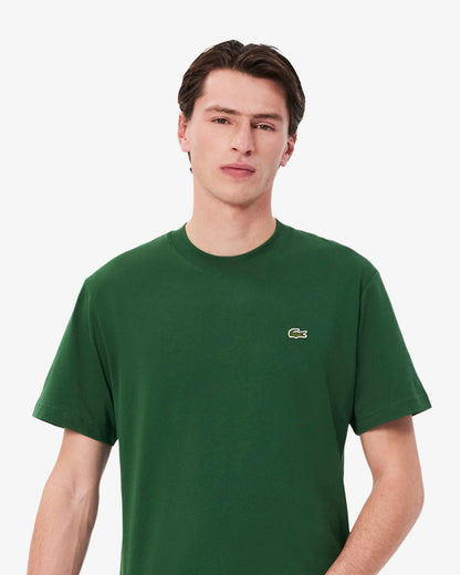 Lacoste Mens Classic Fit Cotton Jersey T-Shirt - Green 132