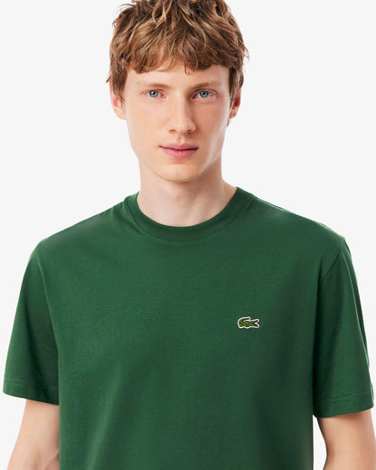 Lacoste Mens Classic Fit Cotton Jersey T-Shirt - Green 132