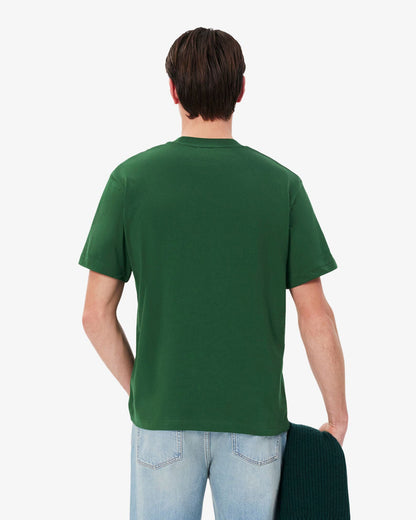 Lacoste Mens Classic Fit Cotton Jersey T-Shirt - Green 132