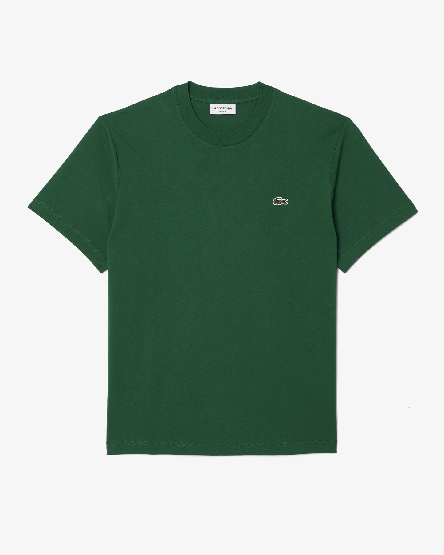 Lacoste Mens Classic Fit Cotton Jersey T-Shirt - Green 132
